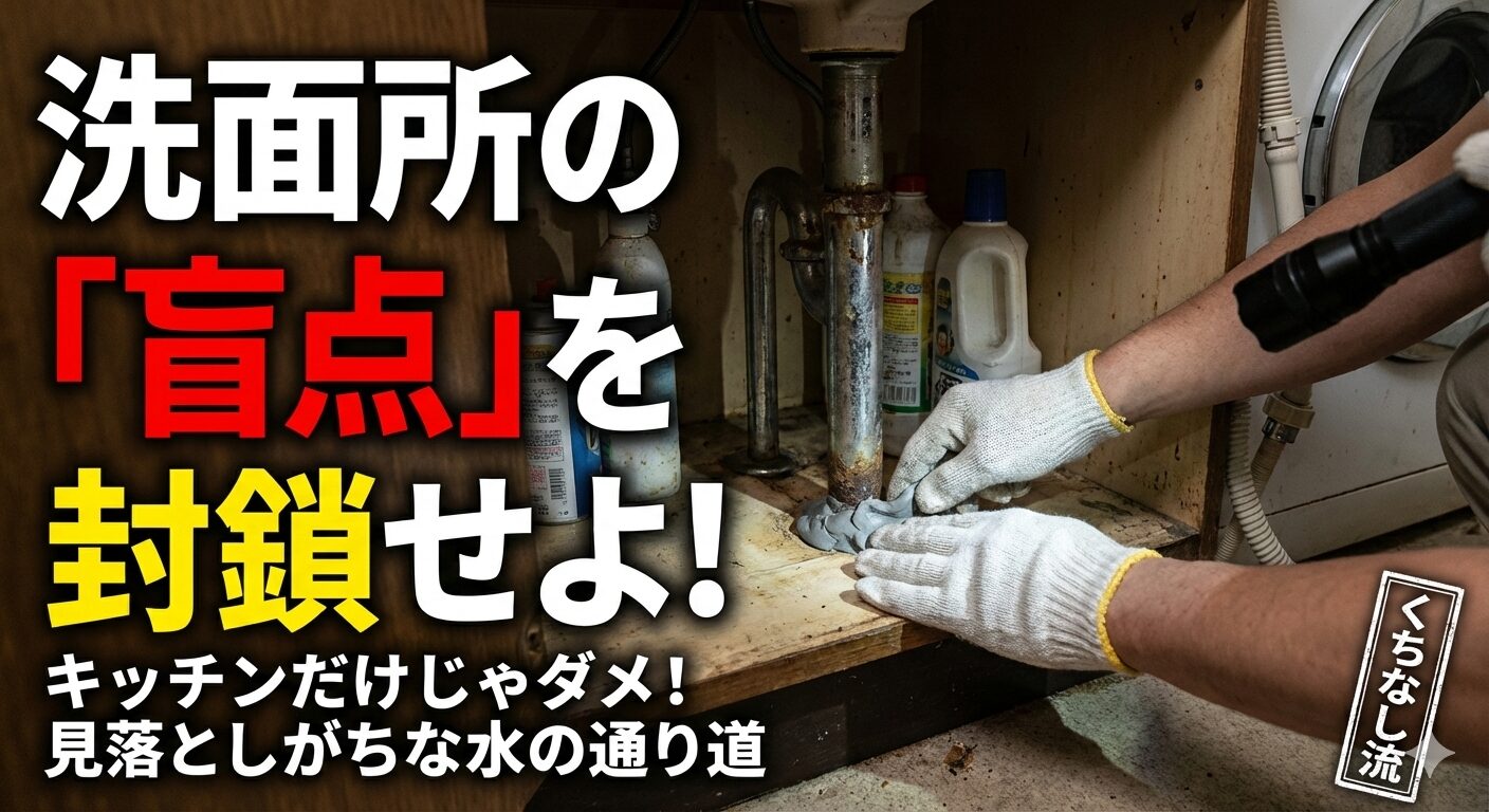 洗面所　ゴキブリ