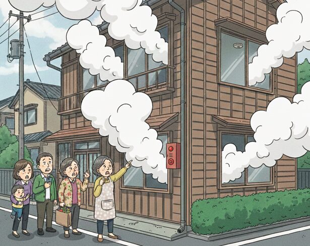 バルサンの煙で火災報知器が鳴る